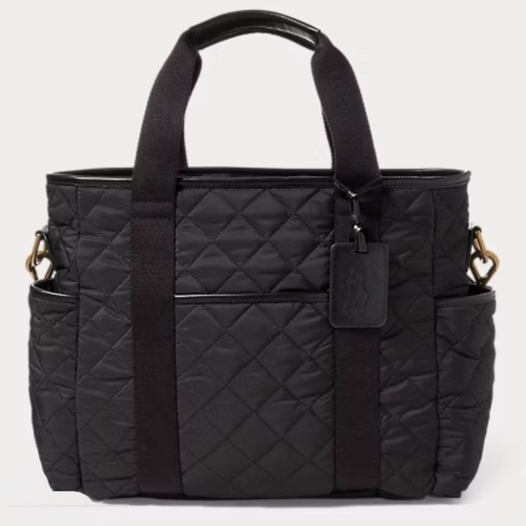RALPH LAUREN Quilted diaper bag 🖤 - Picture 1 of 4